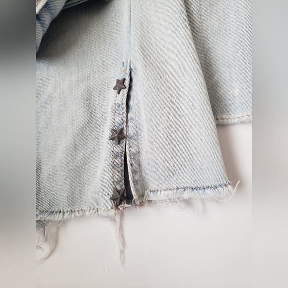NYDJ AMI SKINNY ANKLE  Stars 🌟 Details Light Denim Blue Jeans Size 8P - Picture 11 of 11